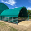 Planenunterstand für Pferde und Rinder 6 x 6 m
