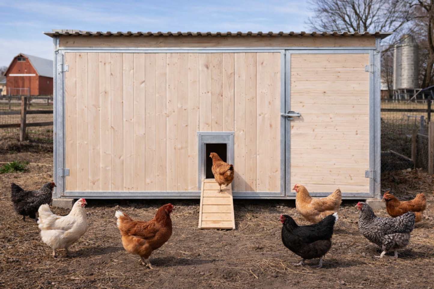 Kurník pro chov drůbeže