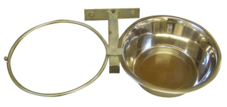 Krmítko dvojité pevné 2 x 2,5 l, včetně misek